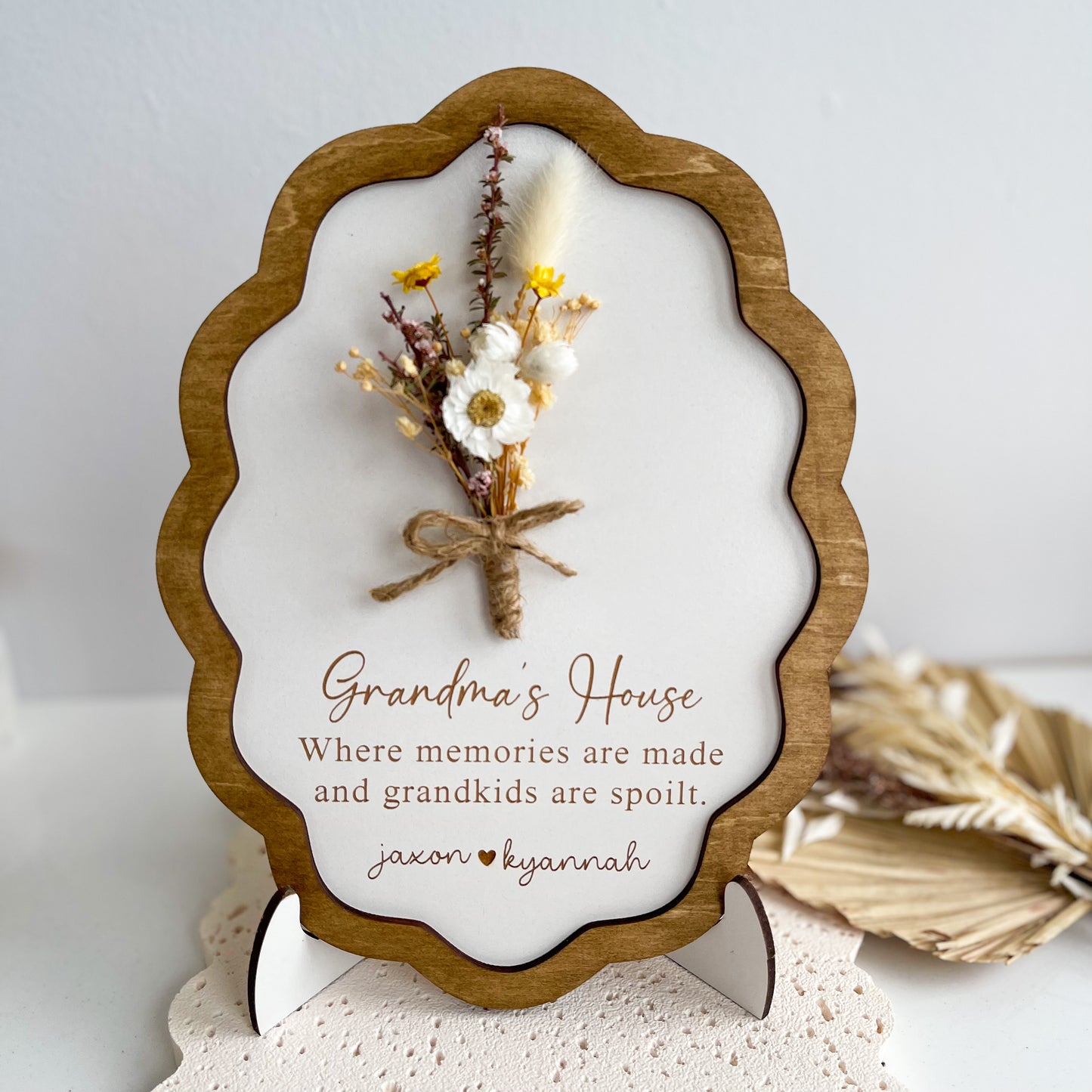 Mother's Day Wood Sign Gift for Grandma, Mothers day Unique Gift for Mum