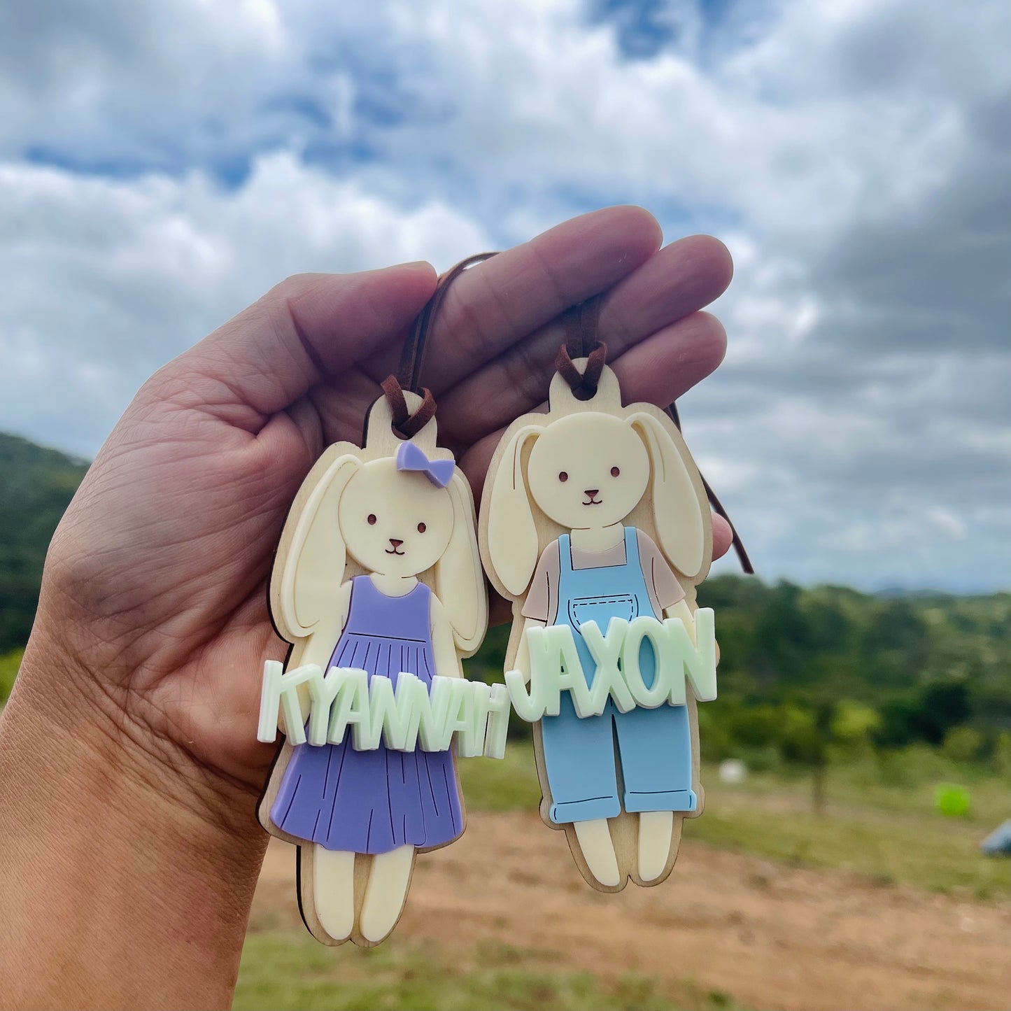 Bunny Easter Basket Tag