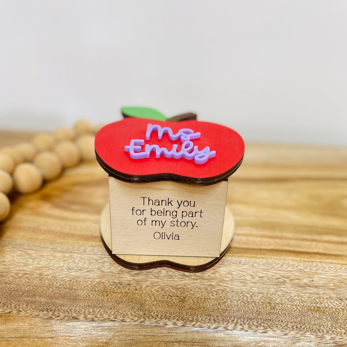 Personalised Teacher & Educator Apple Pencil Holder