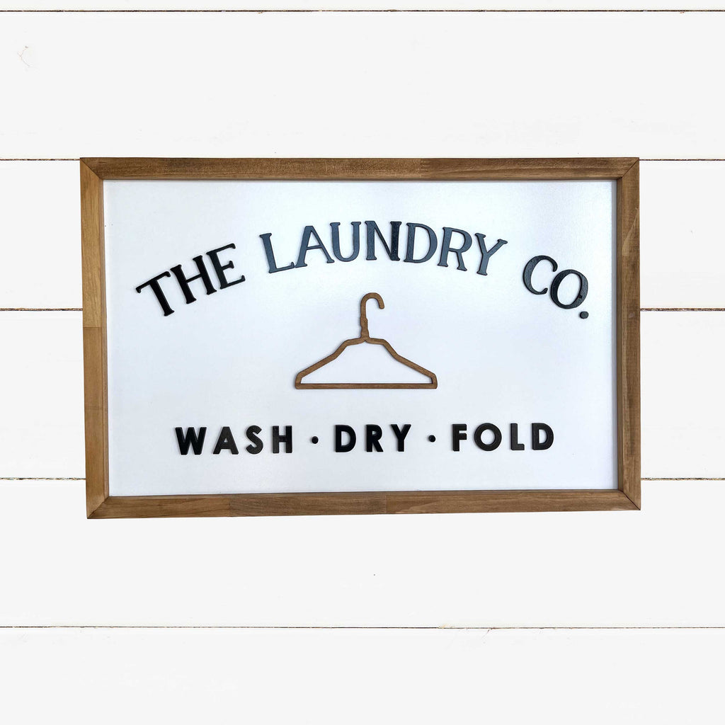 Laundry Co. Wood Decor 