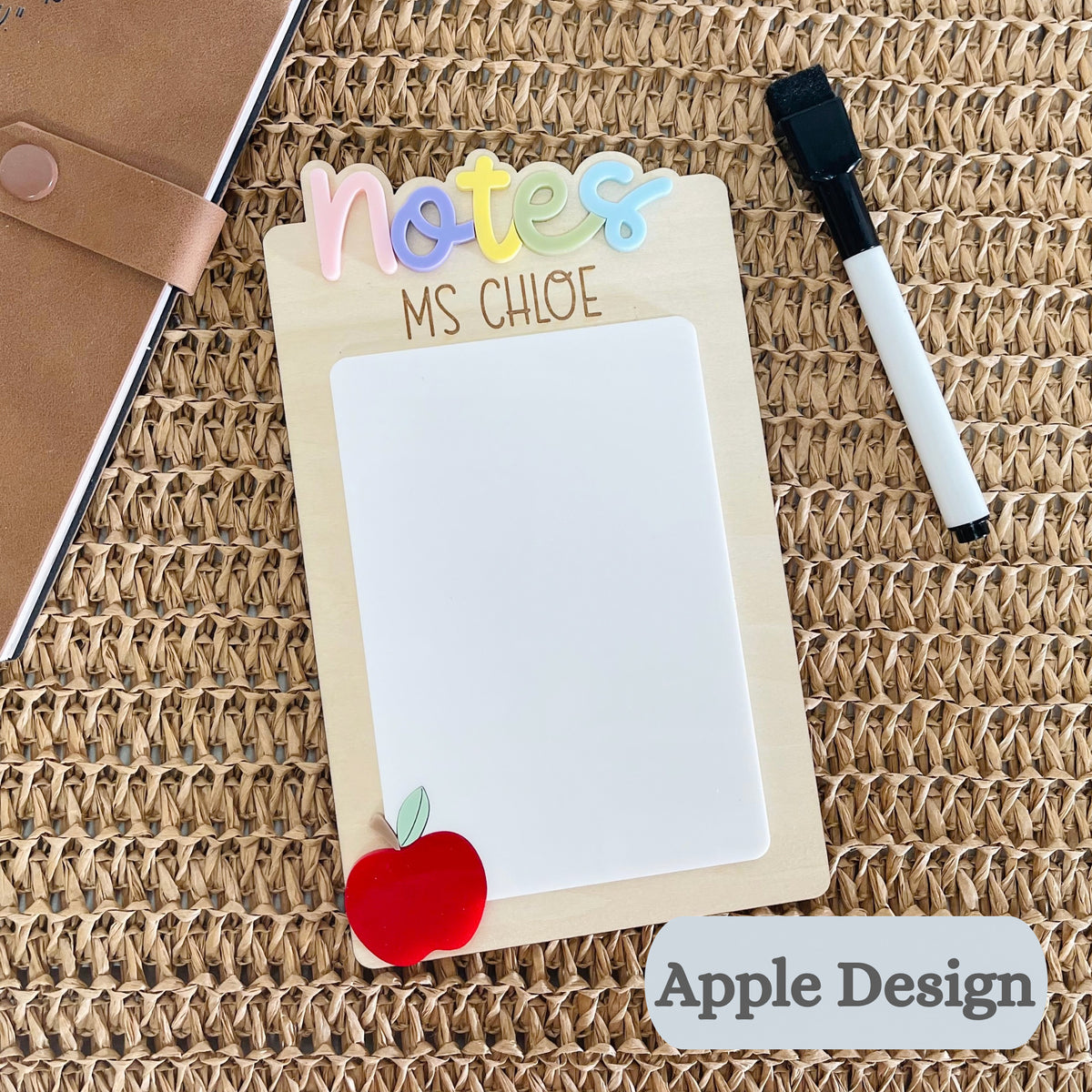 Personalised Teacher Dry Erase Board | Desk Note Board