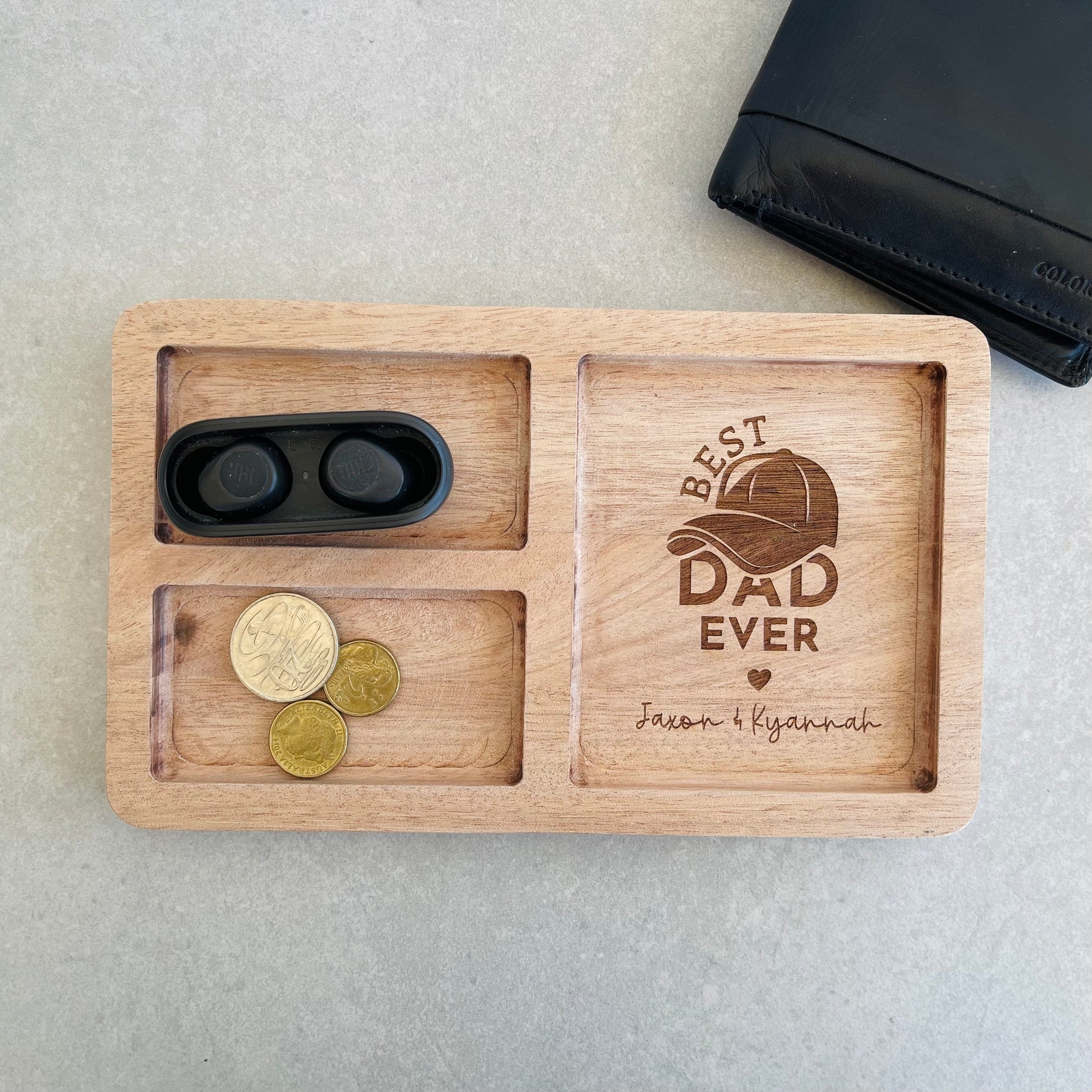 Personalised wooden gift for dad
