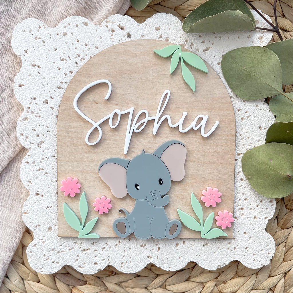 Baby Announcement Plaque