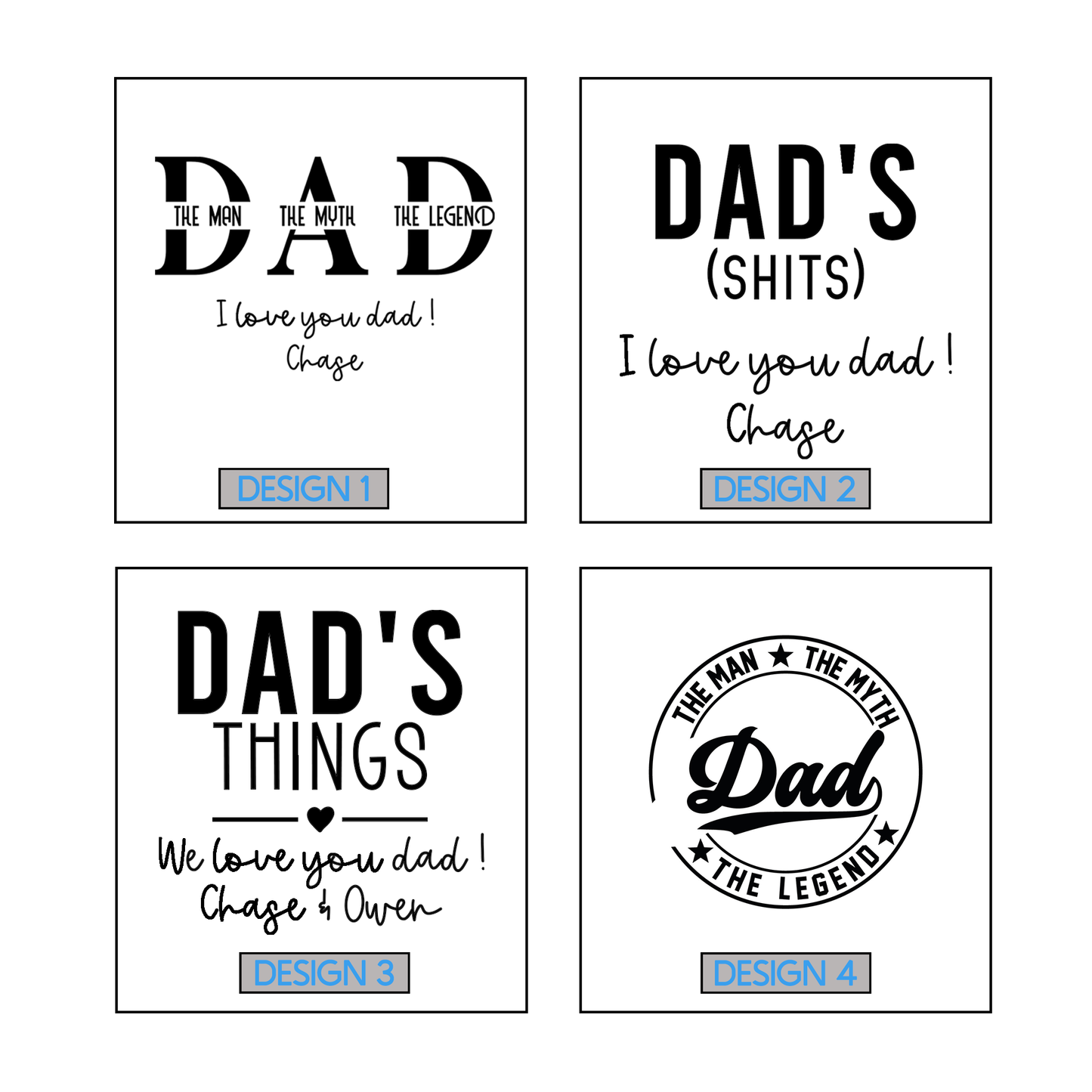 Engraved Wooden Valet Tray gift for Dad