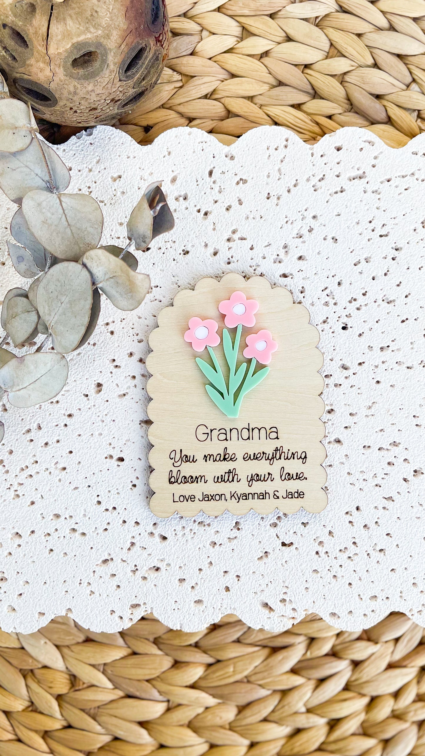Personalised Grandma Fridge Magnet