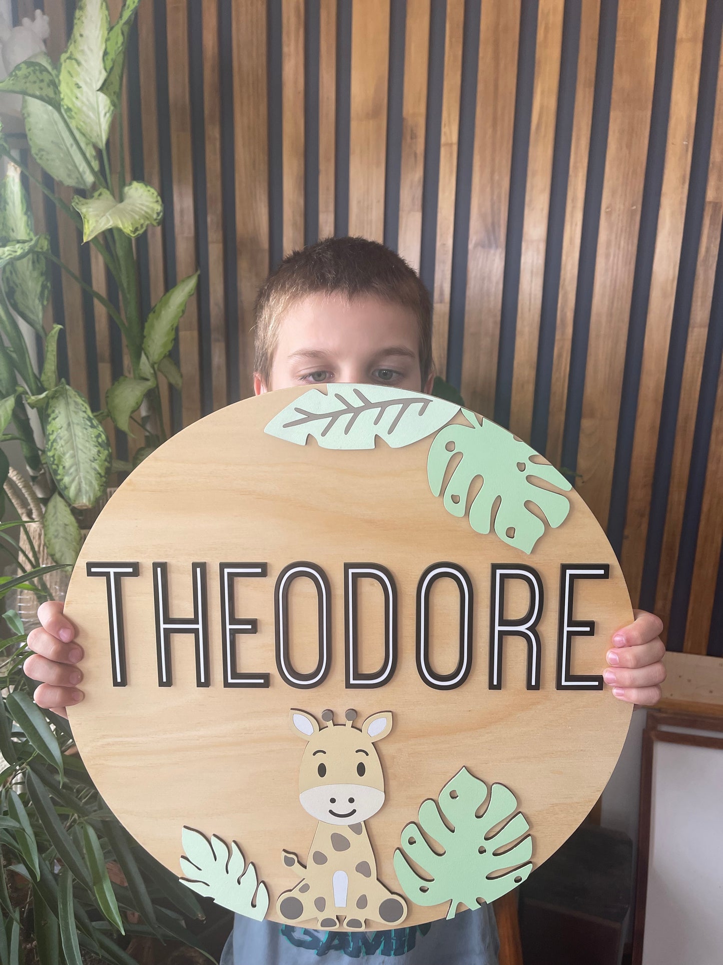 Nursery Name Plaque made in Australia 