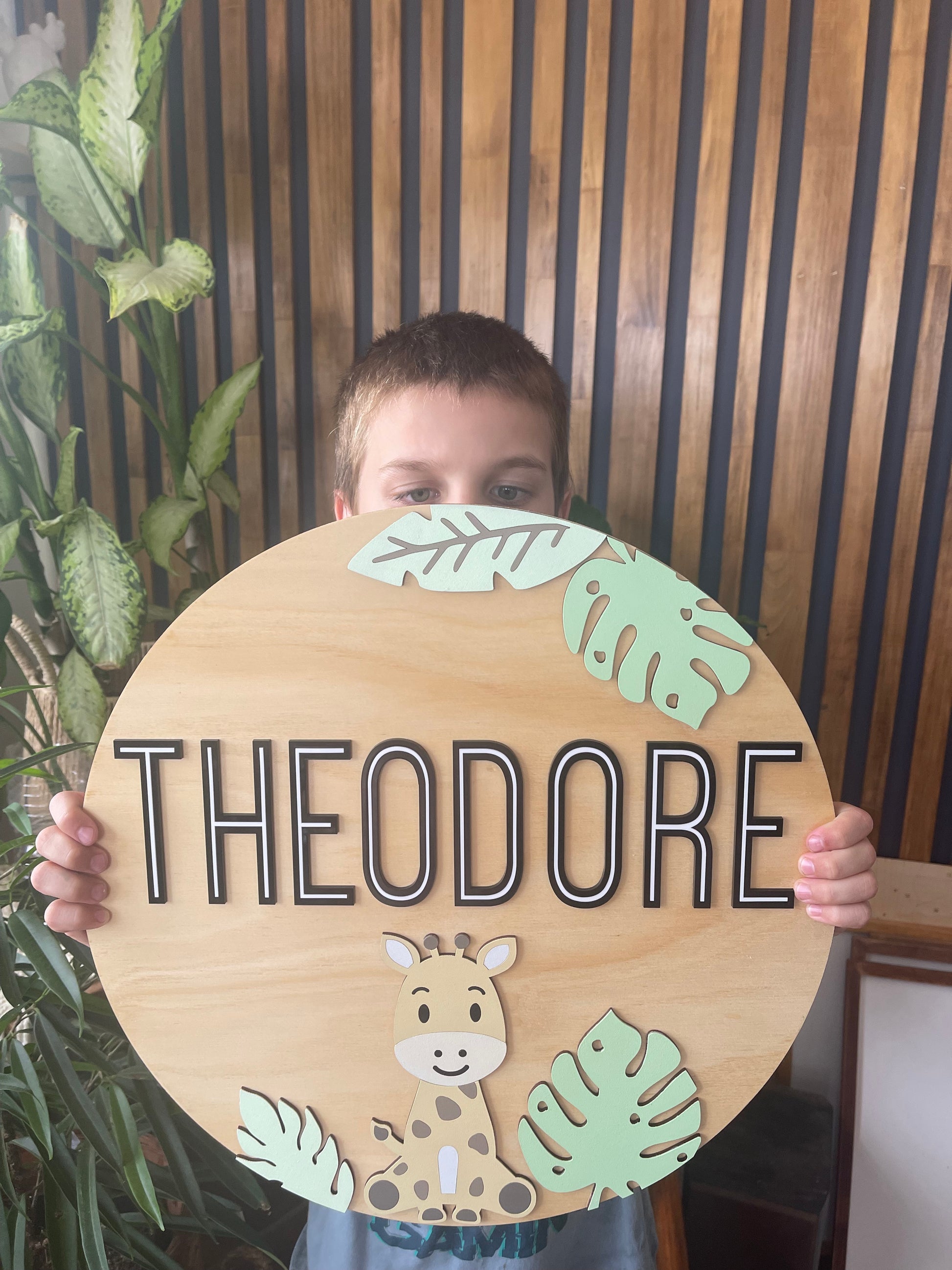 Nursery Name Plaque made in Australia 