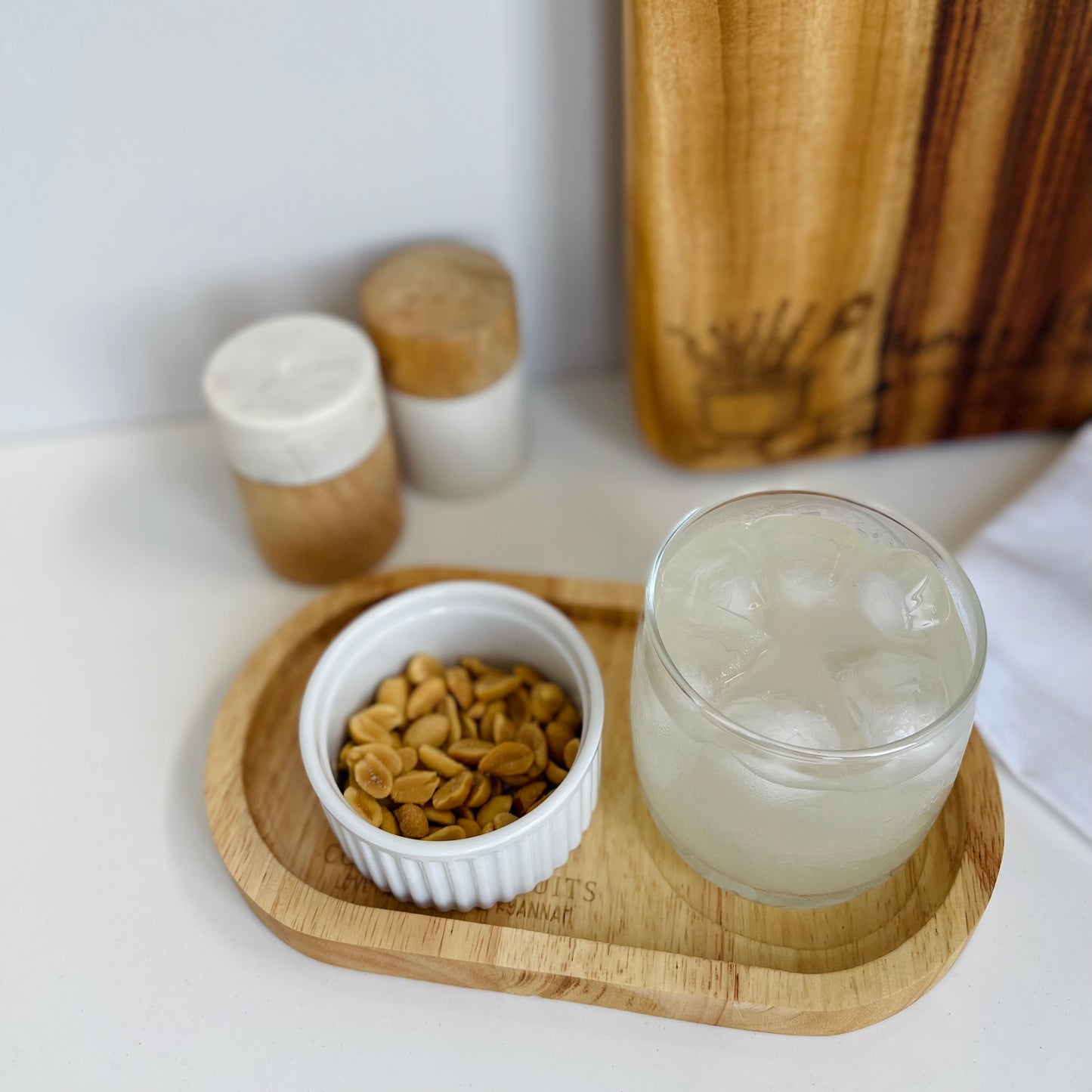 Personalised Engraved Wooden Tray for Mothers Day Gift | Gift for Grandmother