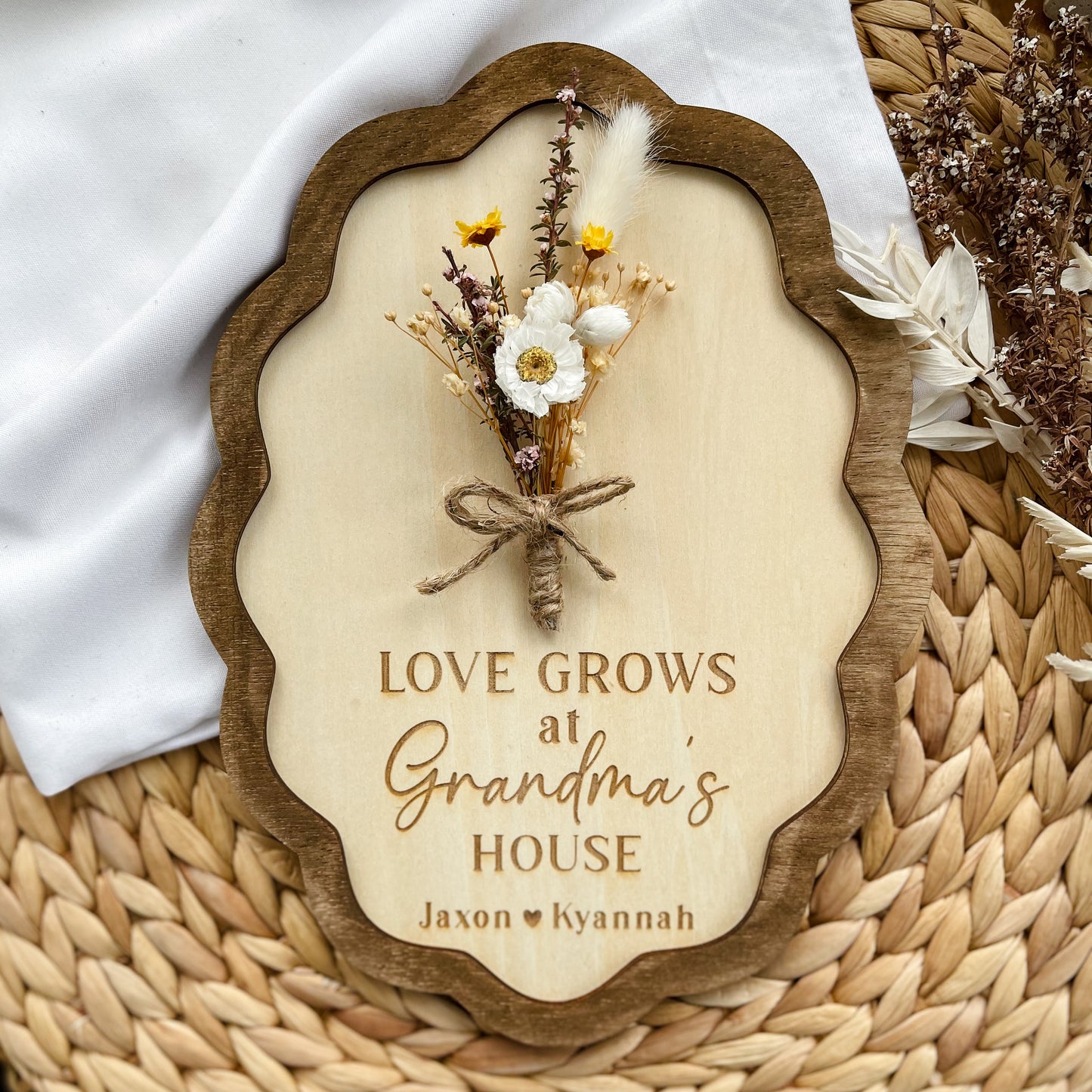 Mother's Day Wood Sign Gift for Grandma, Mothers day Unique Gift for Mum