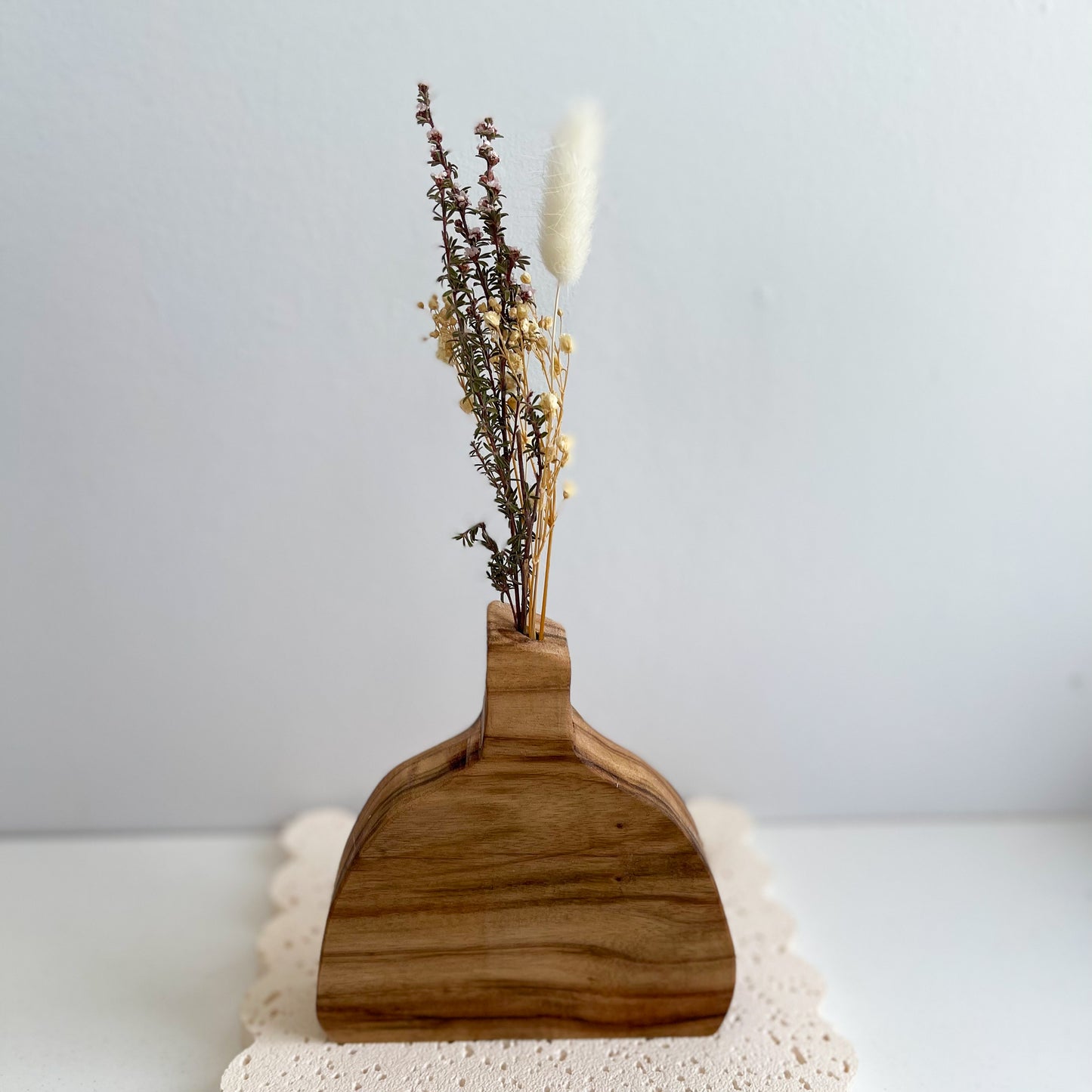Personalised Engraved Wooden Vase for Mothers Day Gift | Gift for Grandma