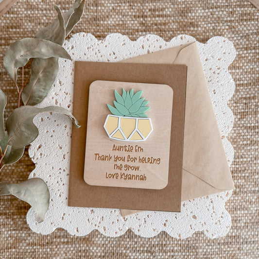 Custom Mothers Day Gift for Auntie | gift for Mothers day Presents from Kids | Fridge Magnet