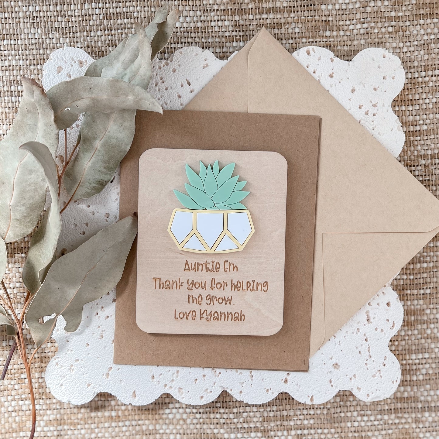 Custom Mothers Day Gift for Auntie | gift for Mothers day Presents from Kids | Fridge Magnet