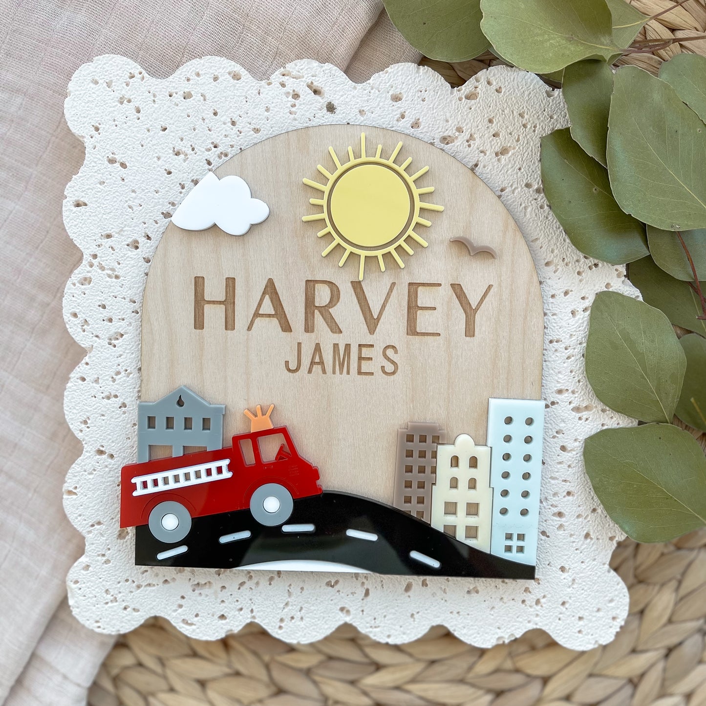 Fire Truck Baby Sign