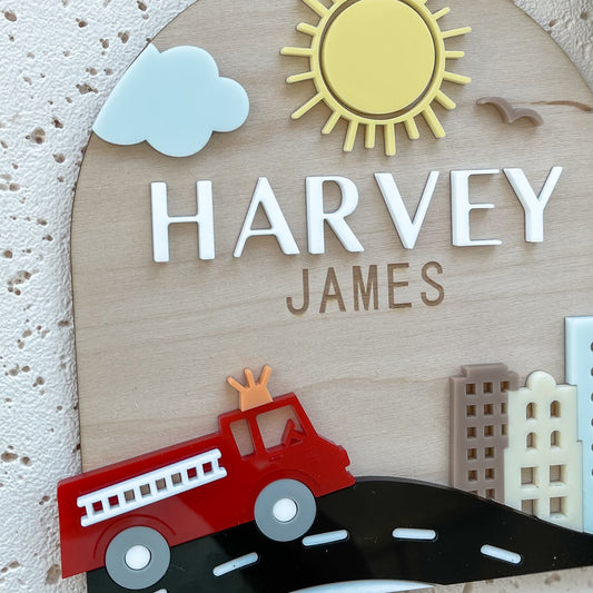 Fire Truck Baby Sign
