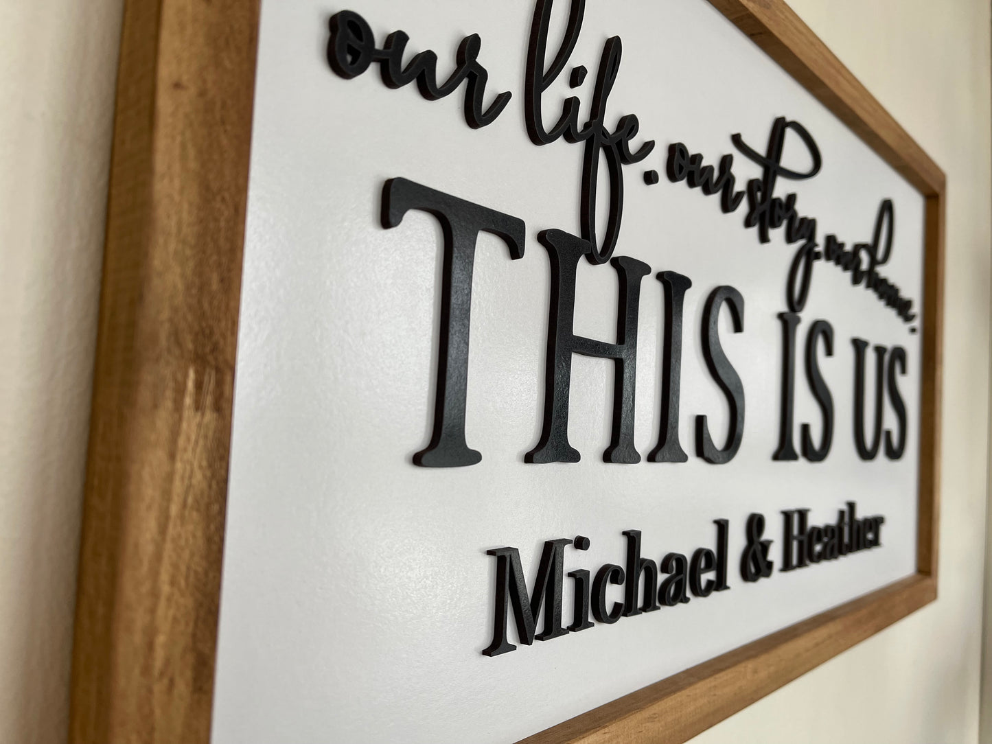 Modern Farmhouse Style  Wood Sign | This is Us
