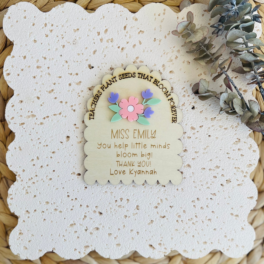 Thank you teacher keepsake