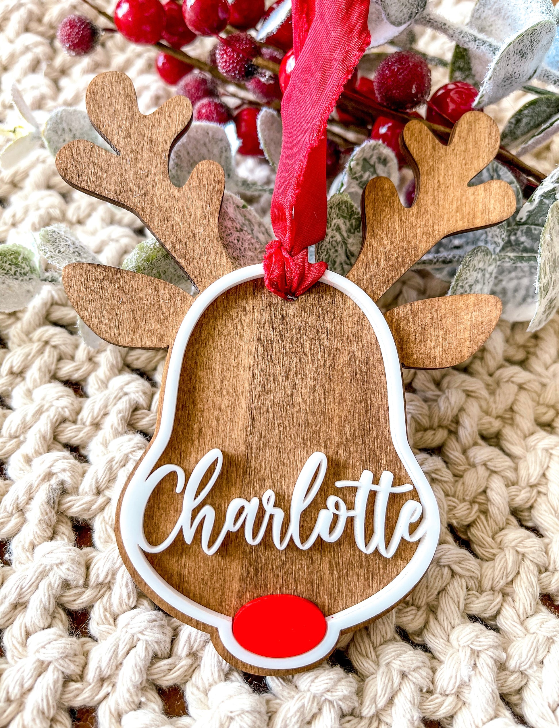 personalised Christmas ornaments for new baby