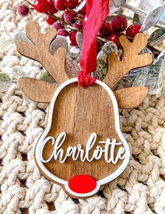 personalised Christmas ornaments for new baby