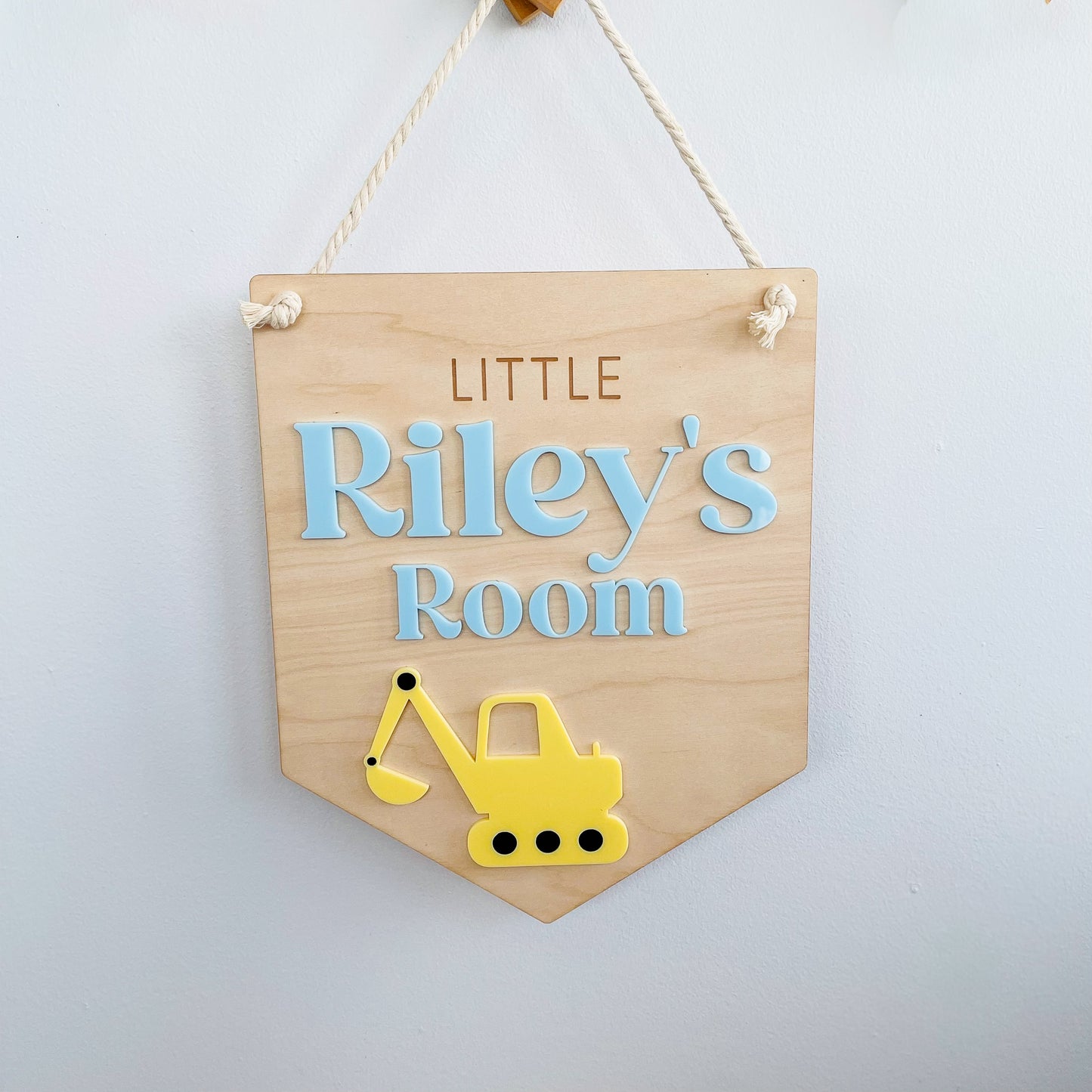 Wooden Kids Door Sign