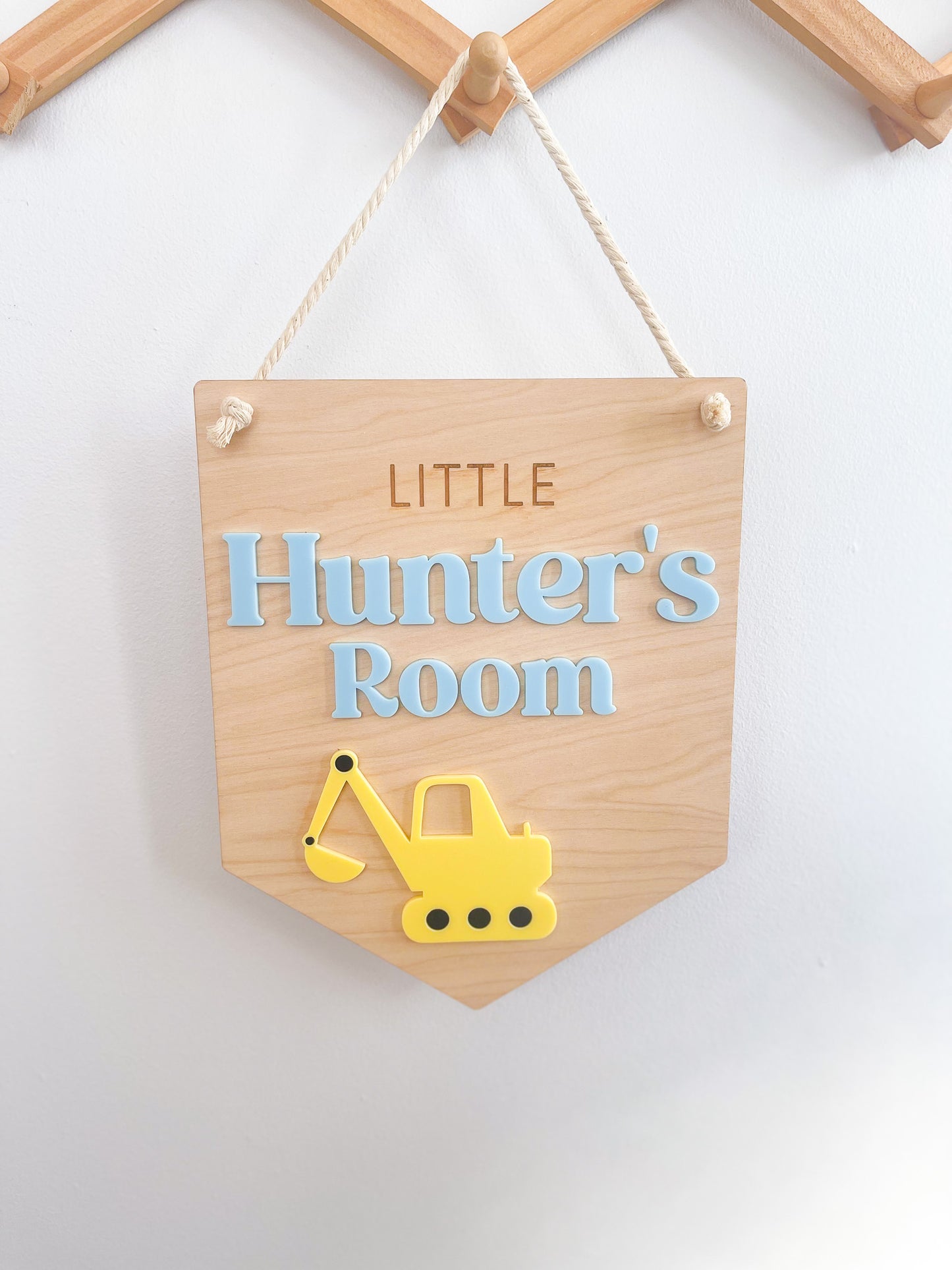 Wooden Kids Door Sign