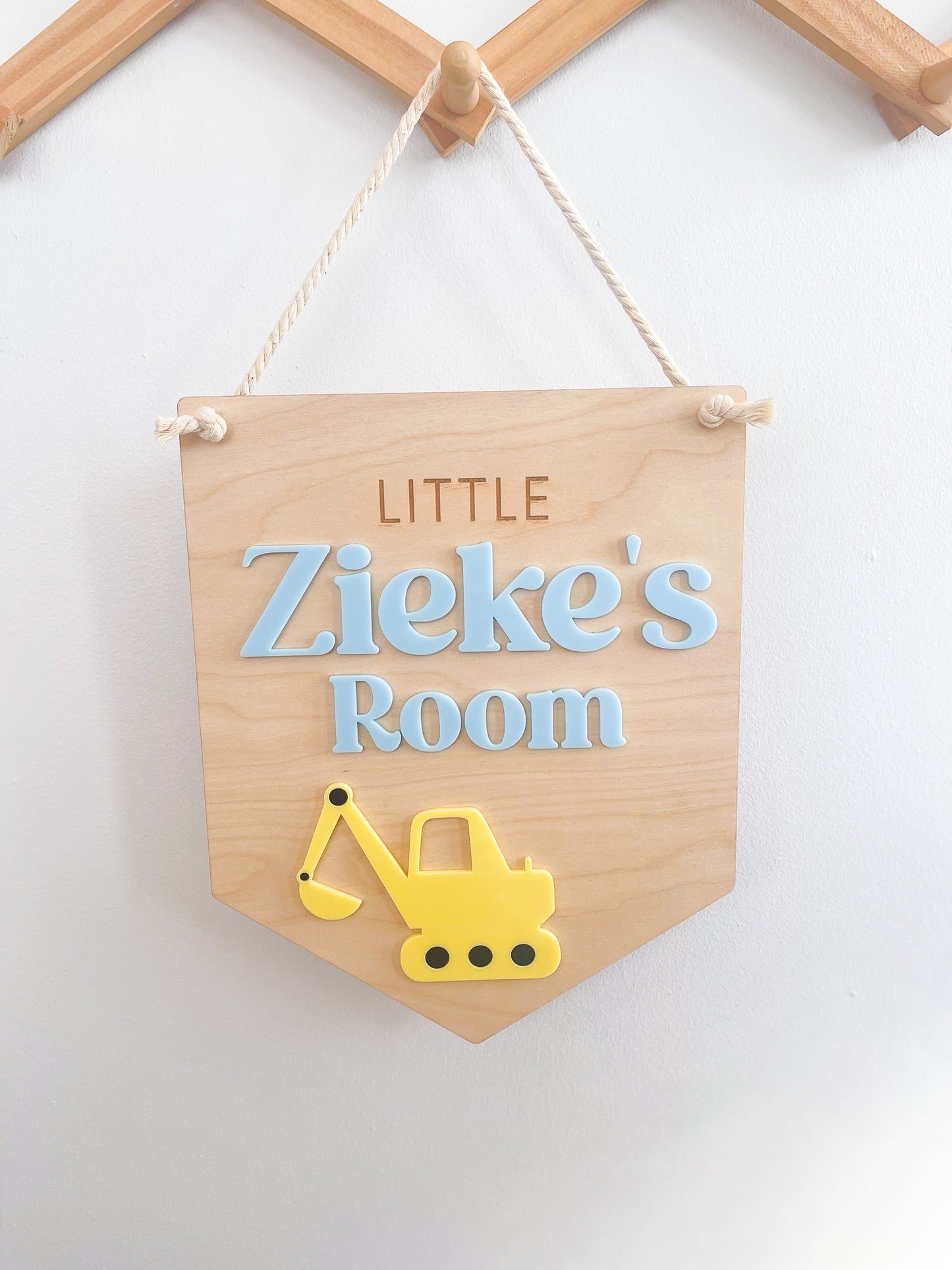 Wooden Kids Door Sign