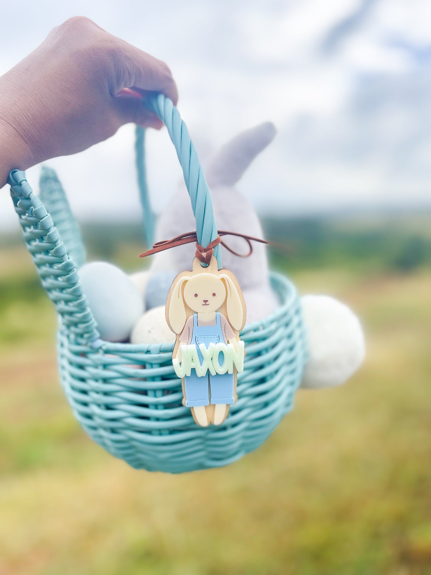 Bunny Easter Basket Tag