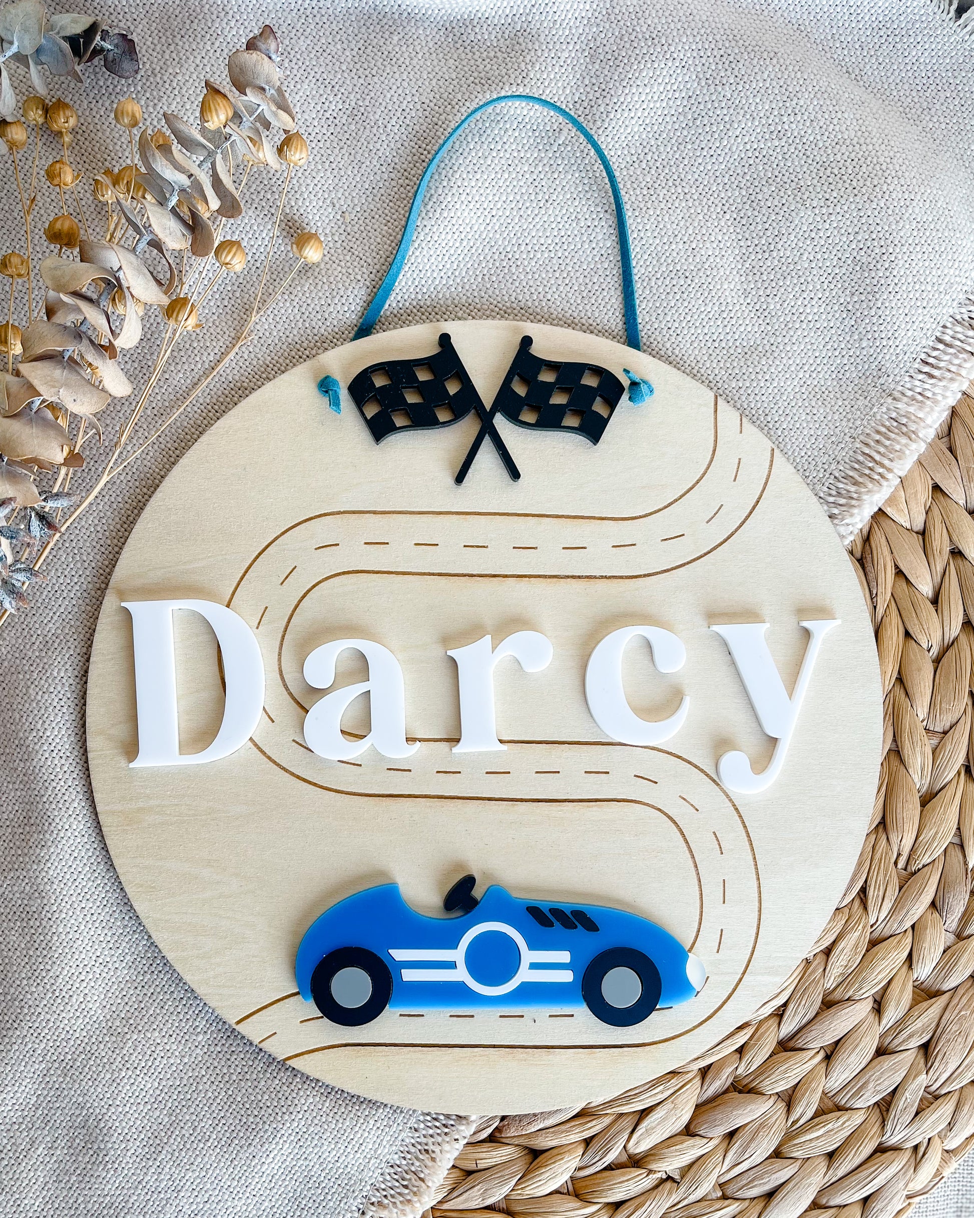 Race Care Boys Plaque