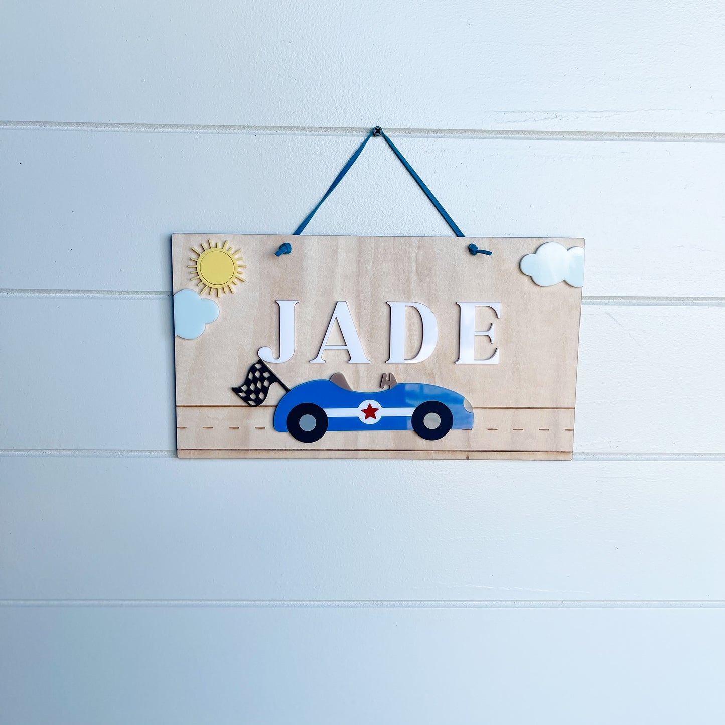 kids room name plaque