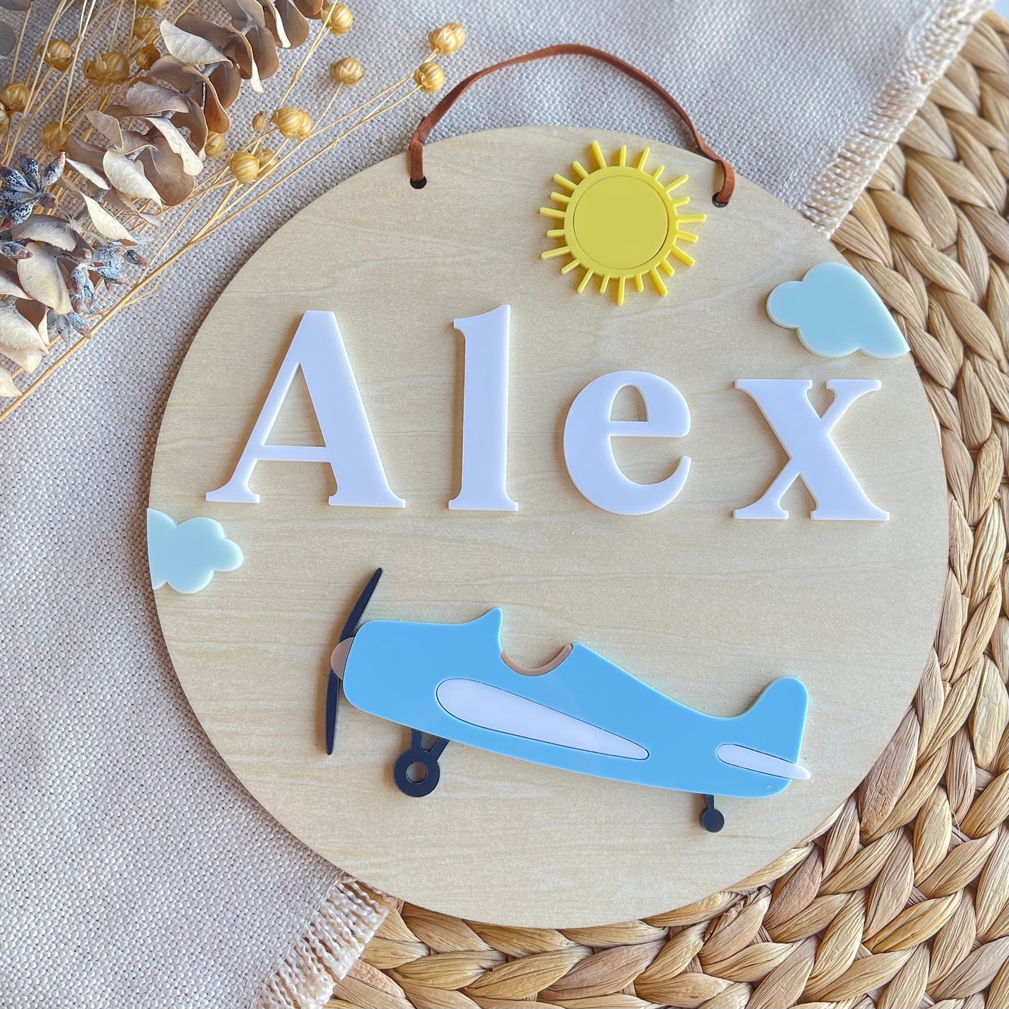 Airplane nursery decor