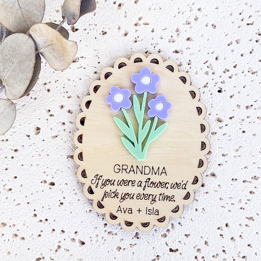 Personalised Grandkids Fridge Magnet