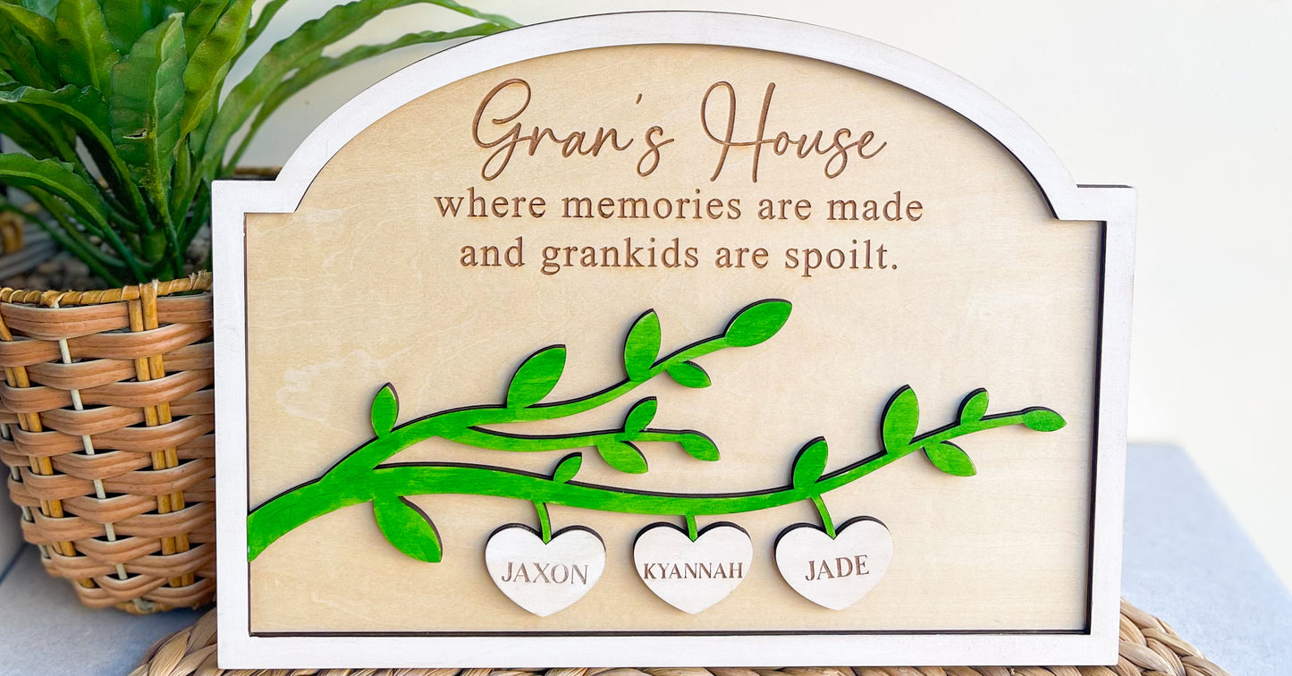 Personalised Grandma Garden Sign