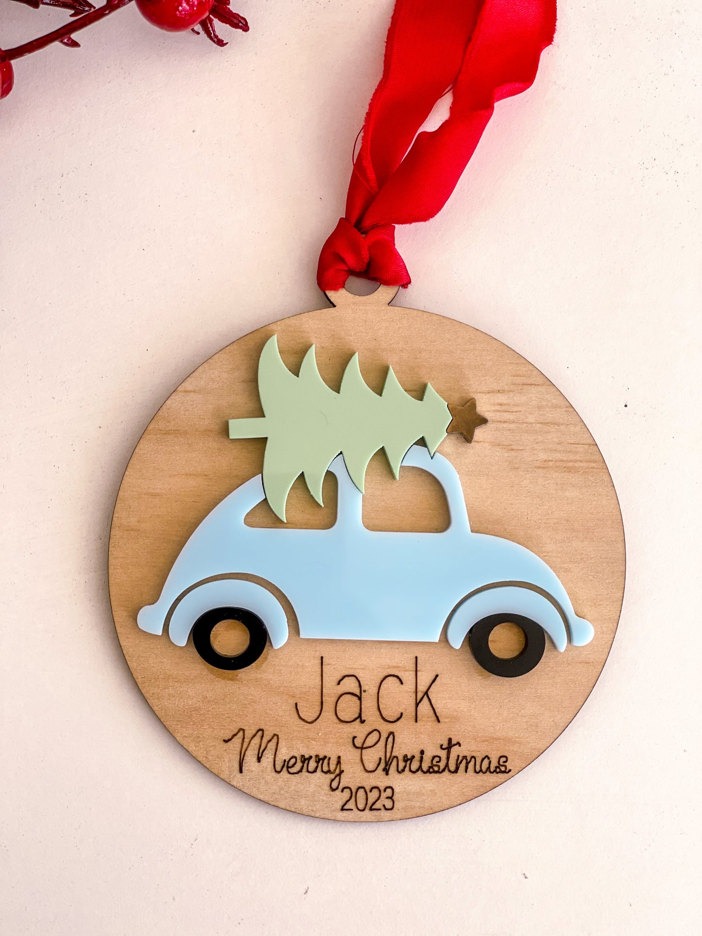 kids christmas ornament | car christmas ornament | christmas ornament | baby ornament | first christmas ornament | baby’s first Christmas