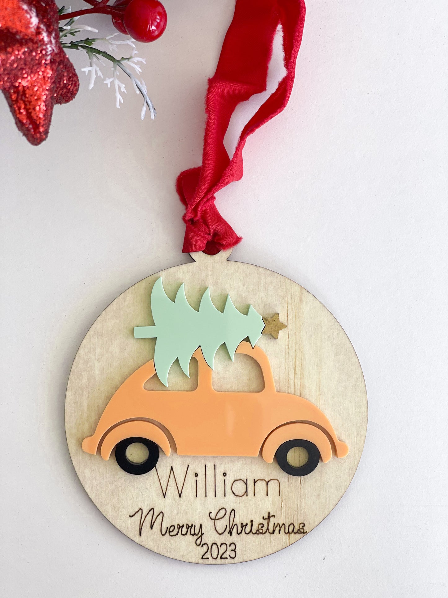 kids christmas ornament | car christmas ornament | christmas ornament | baby ornament | first christmas ornament | baby’s first Christmas