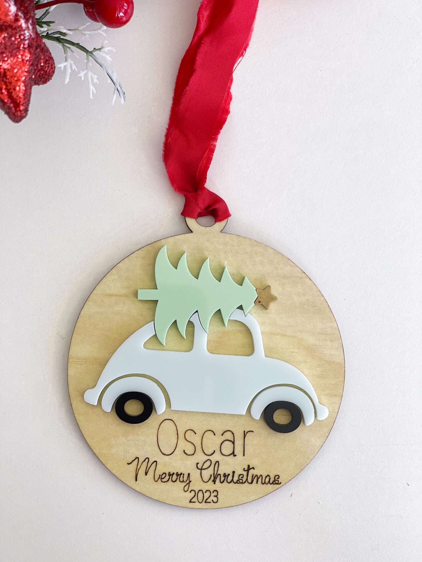 kids christmas ornament | car christmas ornament | christmas ornament | baby ornament | first christmas ornament | baby’s first Christmas