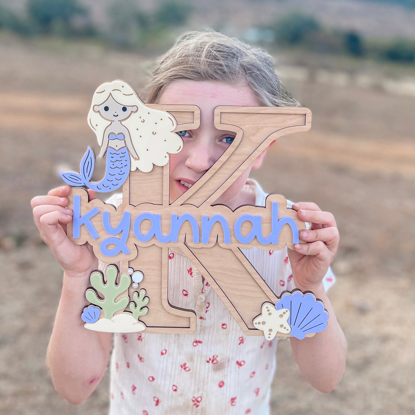 Personalised Mermaid Nursery Door Plaque