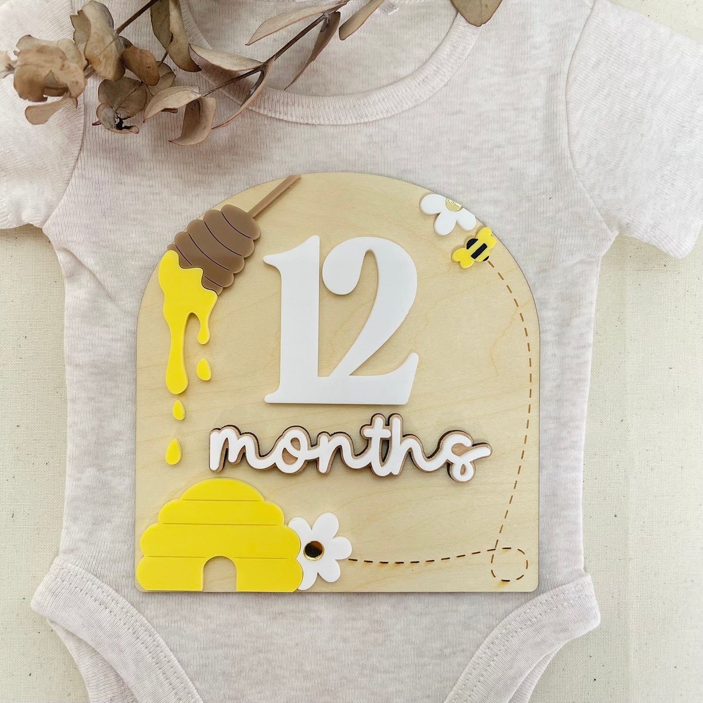 Floral Monthly Milestone
