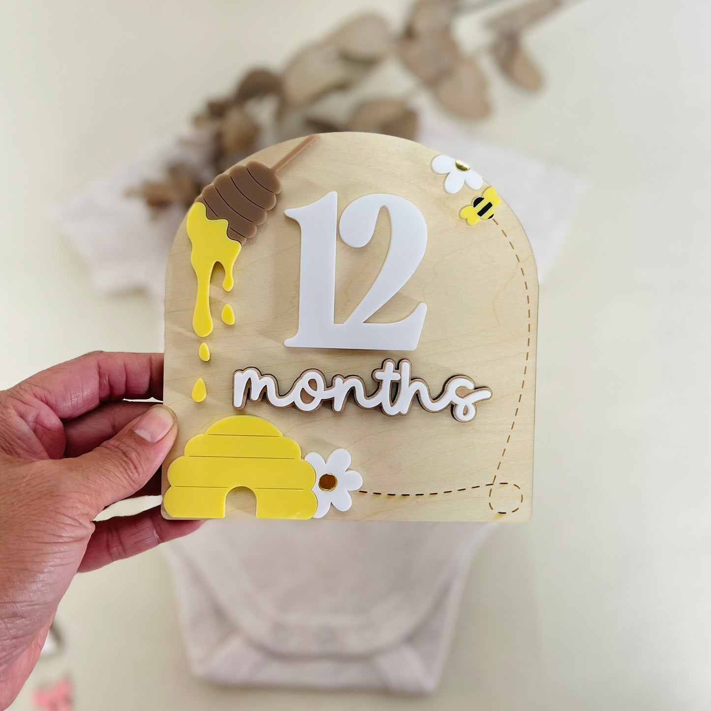 Floral Monthly Milestone
