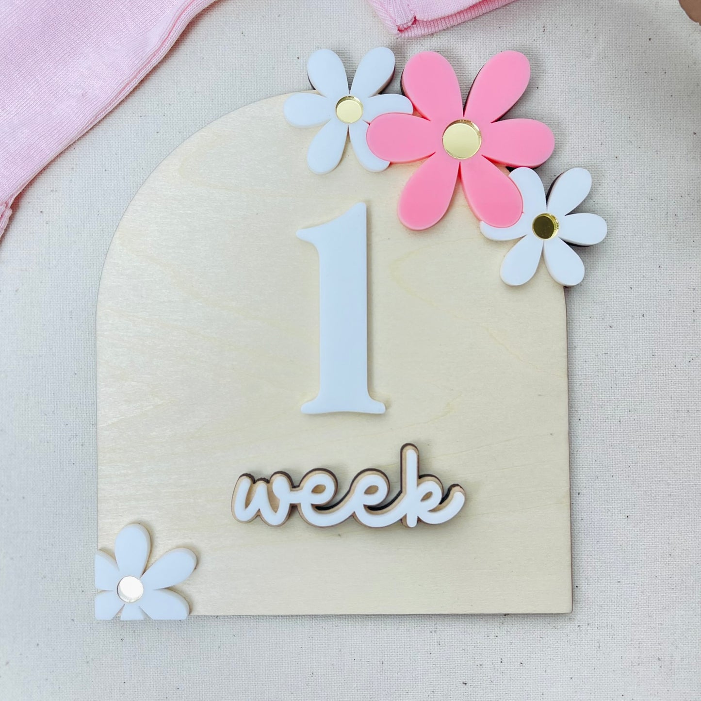 Floral Monthly Milestone