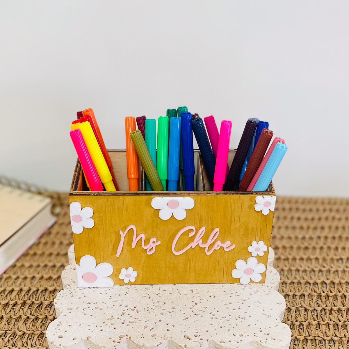Personalised Teacher Pencil Holder & Desk Organiser