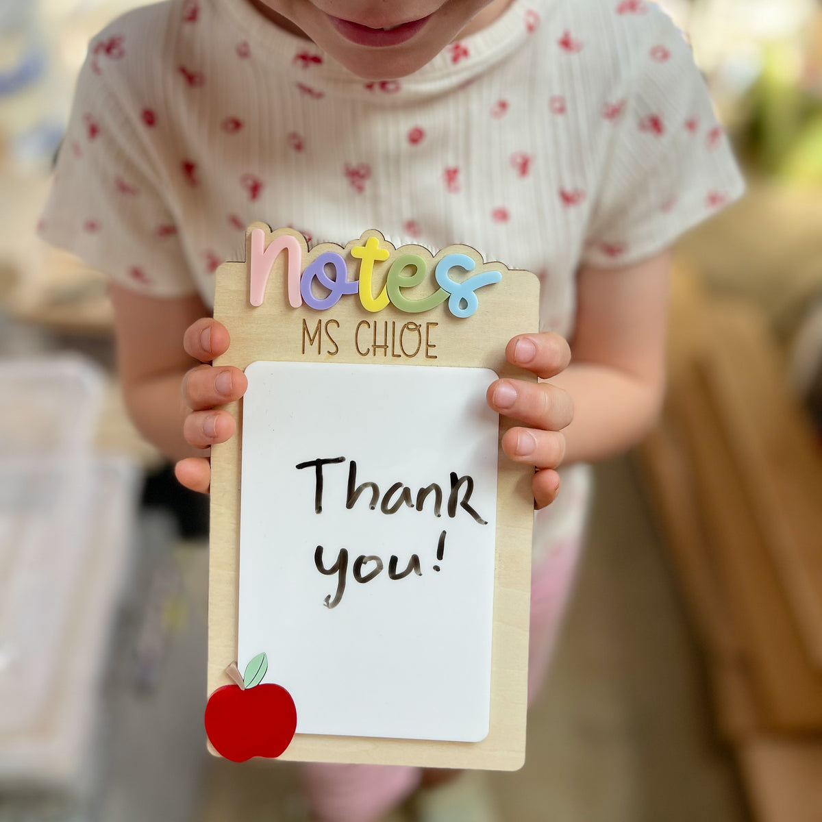 Personalised Teacher Dry Erase Board | Desk Note Board