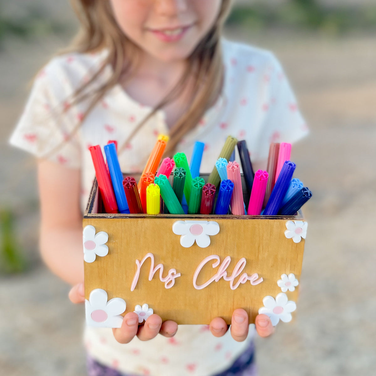 Personalised Teacher Pencil Holder & Desk Organiser