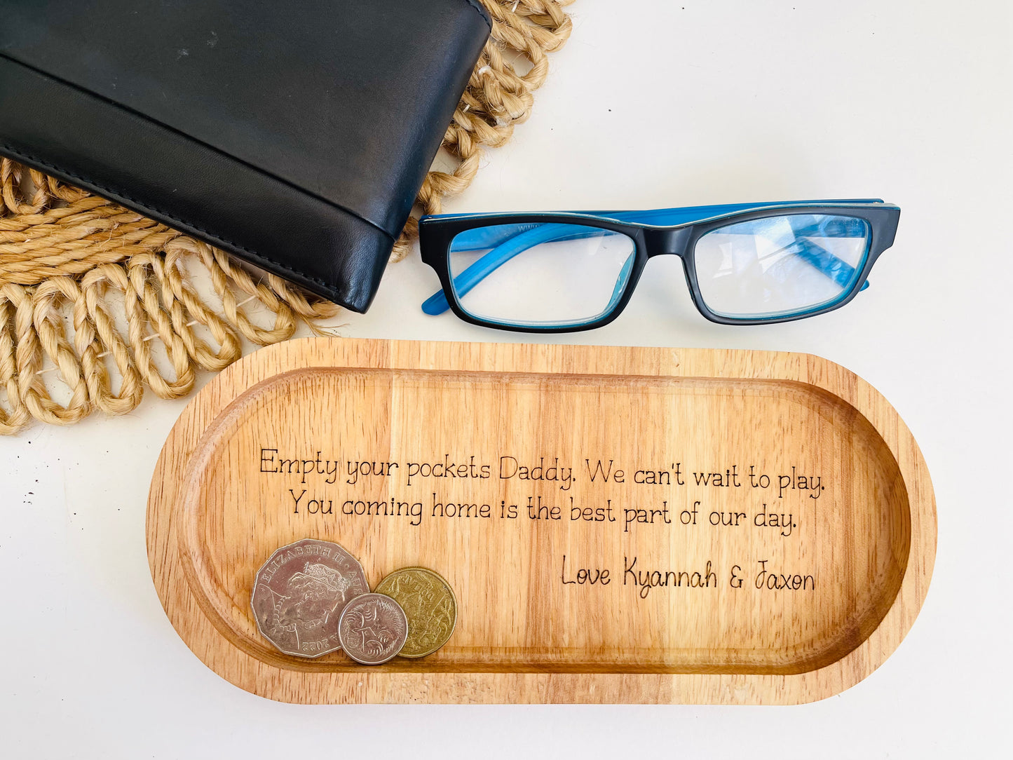 Wooden Tray For Fathers Day Gift