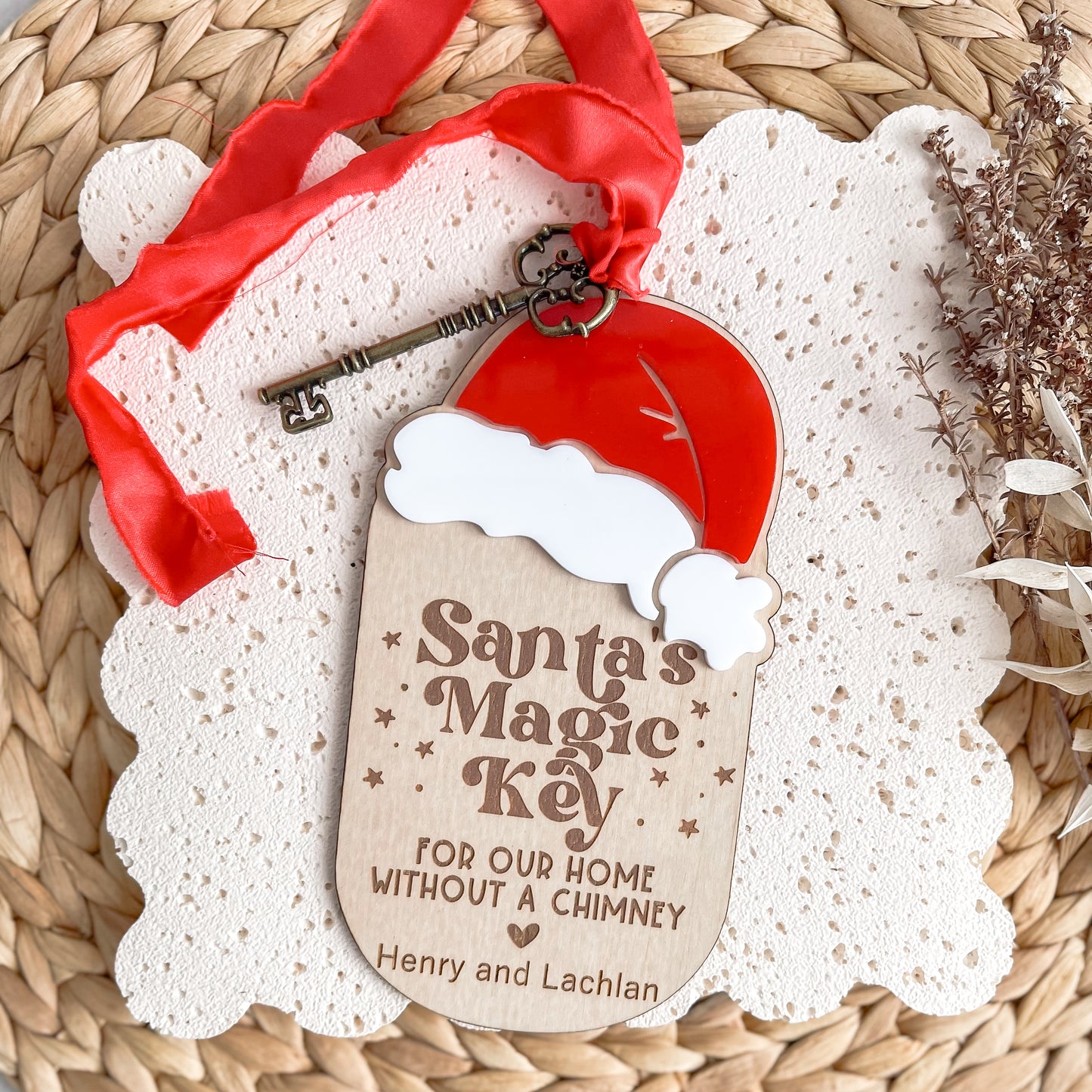 Santa's Magic Key, Personalised Santa's Magic Key, Christmas Key, Santa Key, Magical Key, Christma Decor,  Santa's Magical Key, Ornament