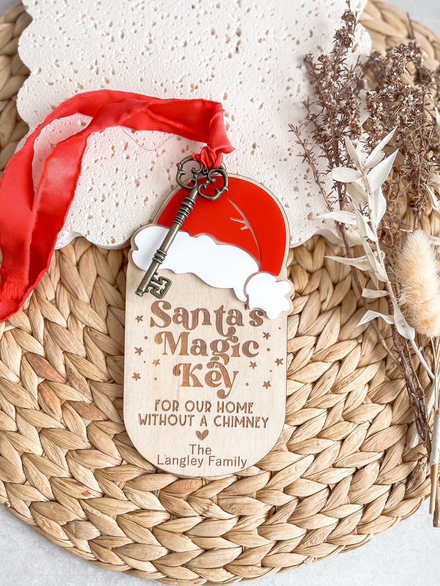Santa's Magic Key, Personalised Santa's Magic Key, Christmas Key, Santa Key, Magical Key, Christma Decor,  Santa's Magical Key, Ornament