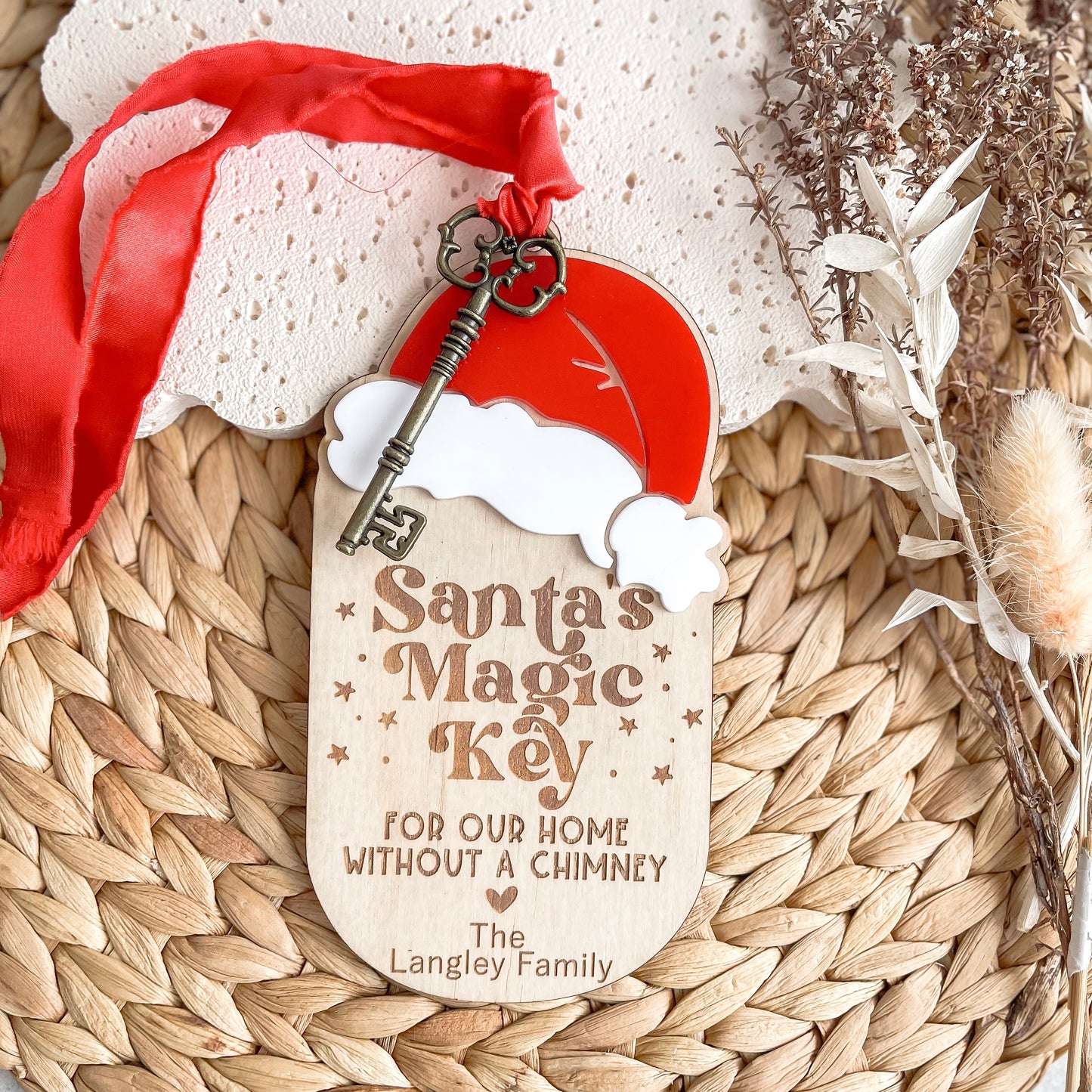 Santa's Magic Key, Personalised Santa's Magic Key, Christmas Key, Santa Key, Magical Key, Christma Decor,  Santa's Magical Key, Ornament