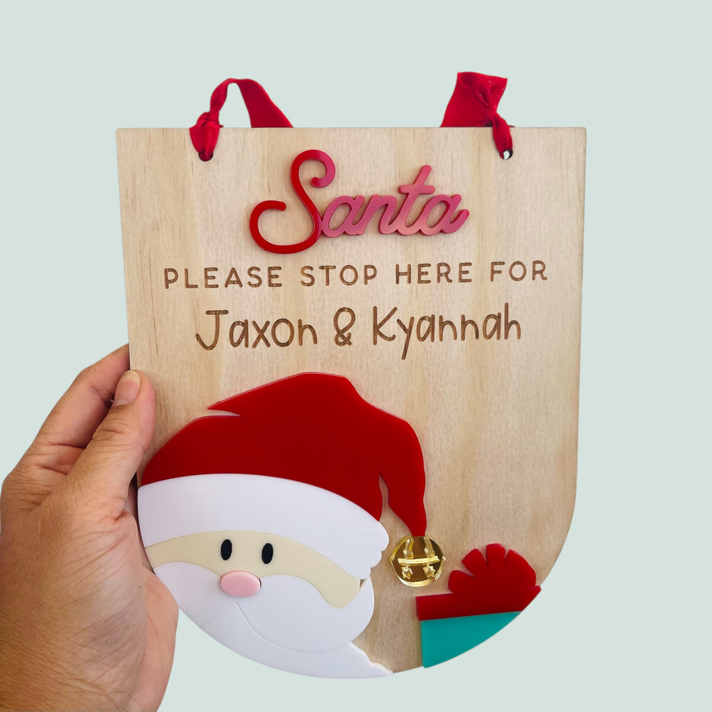 Personalised Santa Sign