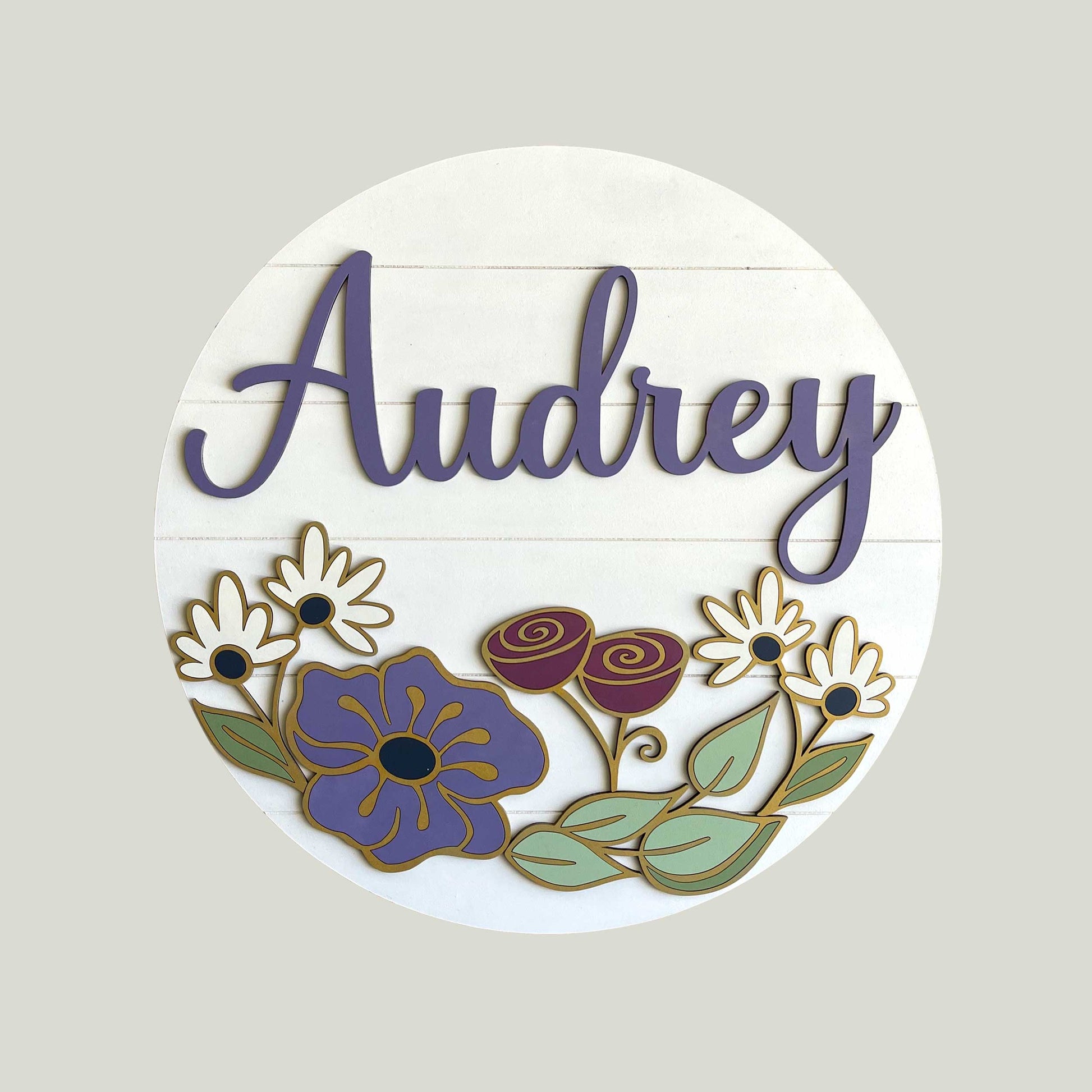 Personalised Name Plaque for Girls
