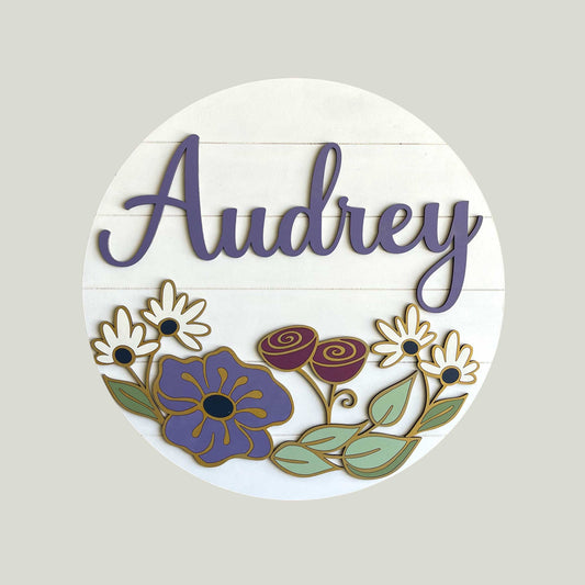 Personalised Name Plaque for Girls