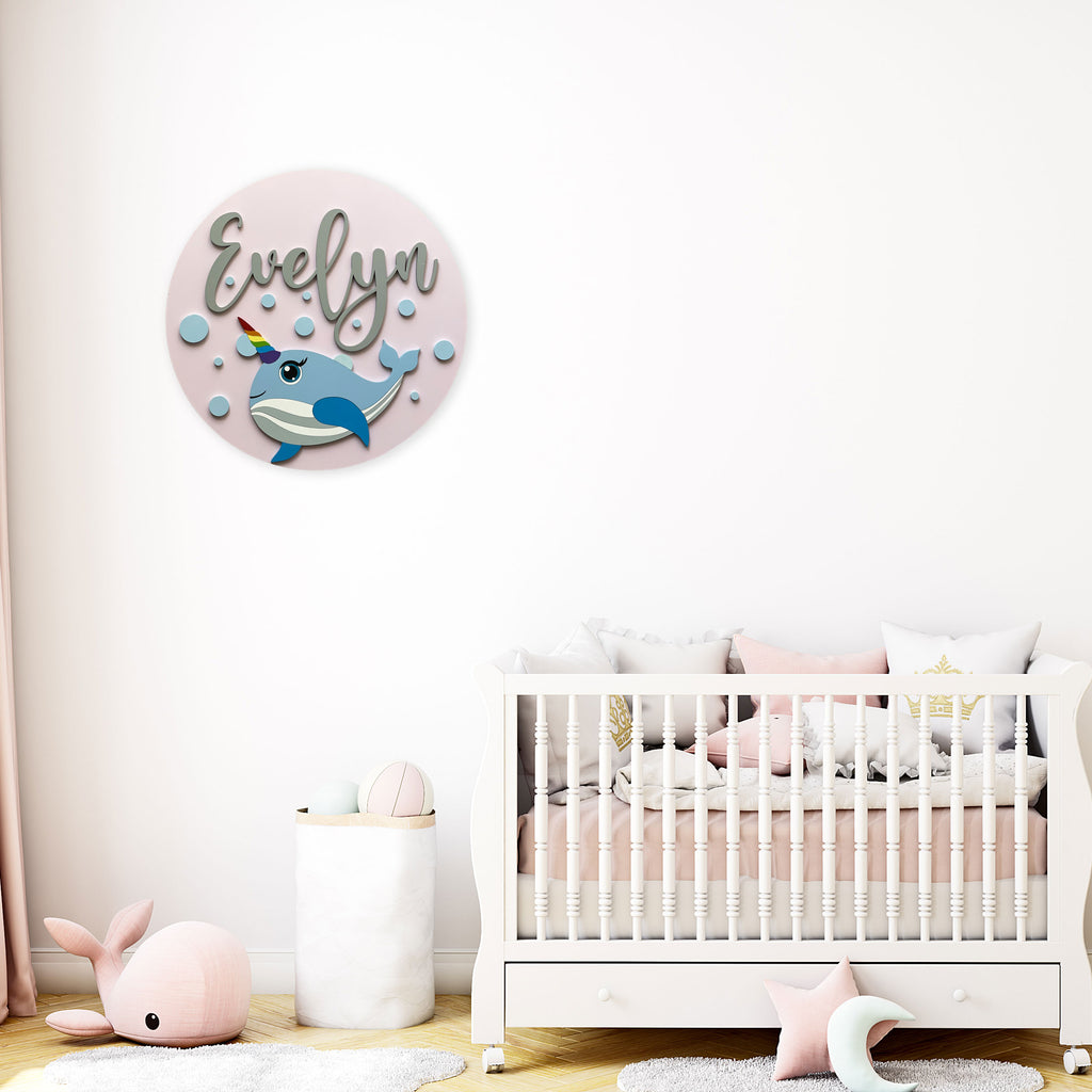 Wooden Name Signs for Nursery 