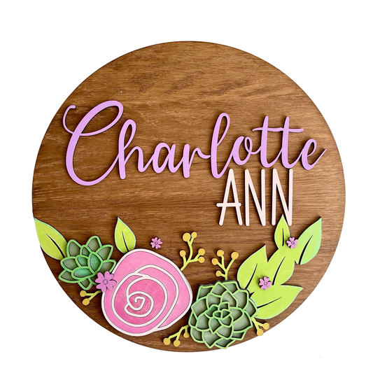 Nursery Name Sign Made In Australia